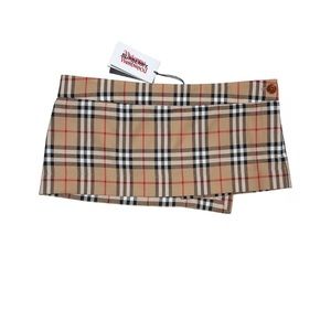 NWT Burberry Vivienne Westwood “micro” mini skirt